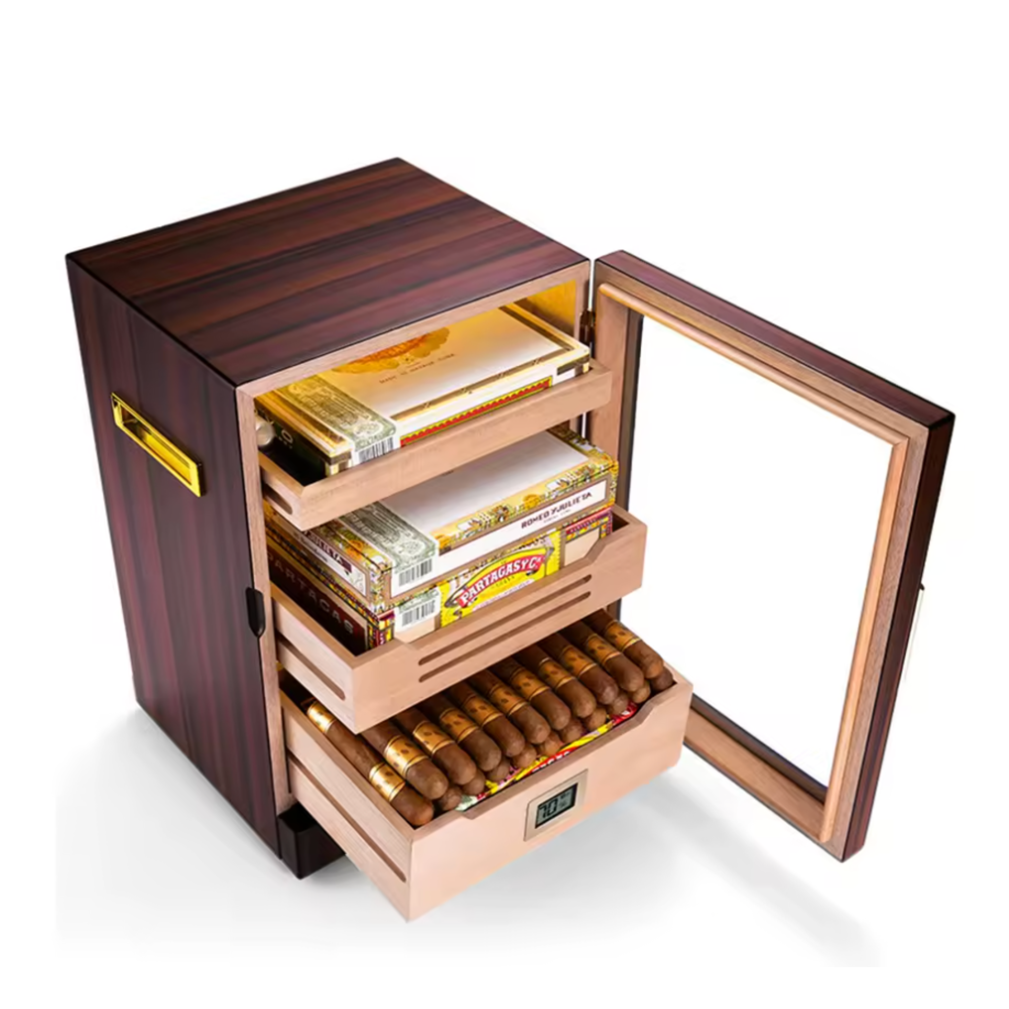 Luxidor Aureum 300 Electric Cigar Humidor Cabinet